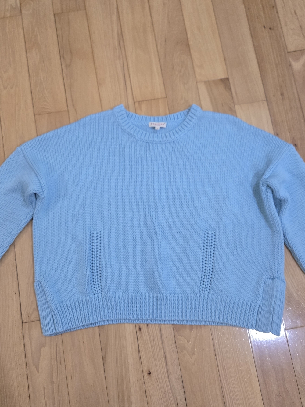 DEMYLEE x J.Crew "Giselle" Cropped Knit Sweater